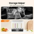 thumbnail image 4 of CNCEST Dry Food Dispensers, 5 Grid Rice Storage Distributor Grain Container Dispenser w/Cup Dry Food Storage Container Beans Dispenser Home Kitchen Easy to Clean (10 L), 4 of 9