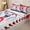 WHite Red Blue, variant on Homewish Purple Baseball Kids Zipper Twin Comforter Sets with Fitted Sheet and 2 Pillowcases, Ice Cream Drip Zipper Bedding Set, Polka Dots Reversible, 4-Piece