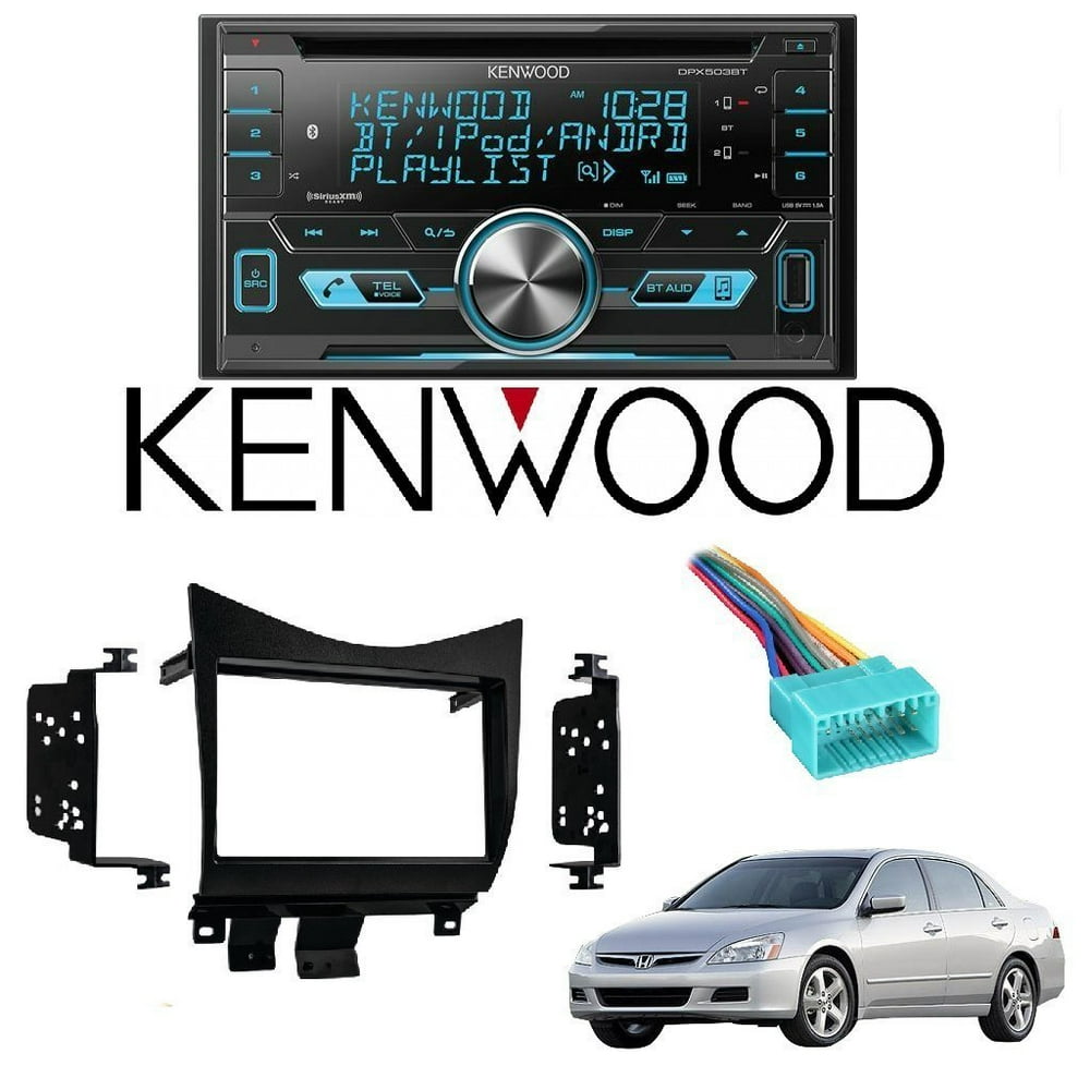 Kenwood DPX503BT Dual-DIN USB/AAC/WMA/MP3 CD Receiver with External