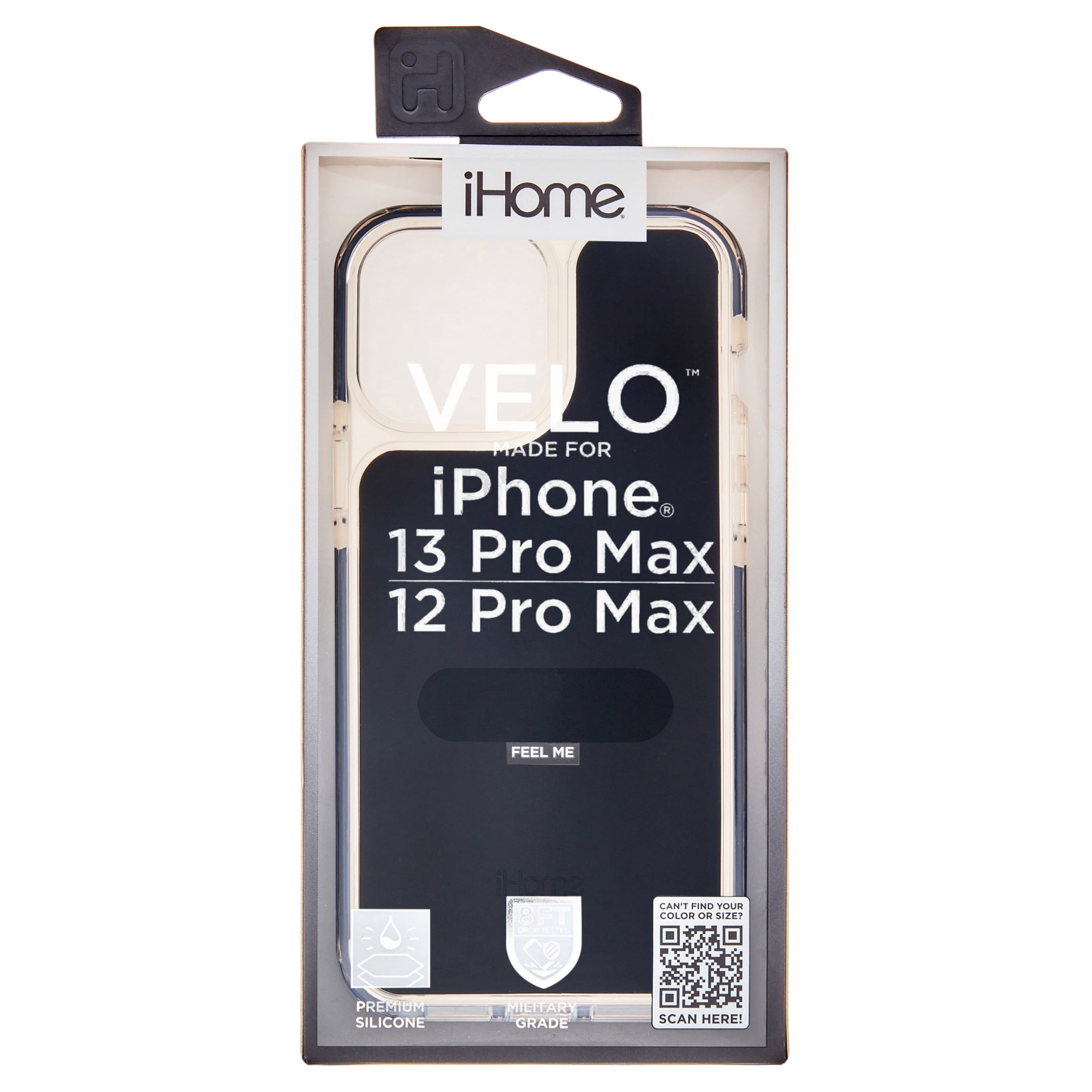 iHome iPhone 2021 6.7" Pro Max Phone Case: Premium Silicone, Lightweight, Ultra Slim, Shock Absorbent Velo Protective Case- Wireless Charging Compatible- Black - Walmart.com iHome iPhone 2021 6.7" Pro Max Phone Case: Premium Silicone, Lightweight, Ultra Slim, Shock Absorbent Velo Protective Case- Wireless Charging Compatible- Black - Walmart.com
