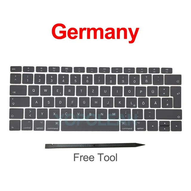 Nouveau A1932 Key Keycaps Cap Papillon Claviers Réparation pour Macbook Air Retina 13 Pouces 2018 2019 Année Allemagne