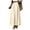 Beige, variant on MIXUE Skirts For Women Summer Satin Solid Color Elastic High Waist Elegant Party A Line Maxi Skirt Activewear,Black,L
