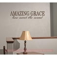 thumbnail image 5 of Amazing Grace How Sweet The Sound Vinyl Letters Room Décor Quotes Wall Stickers, 44x10-Inch, Chocolate Brown, 5 of 6