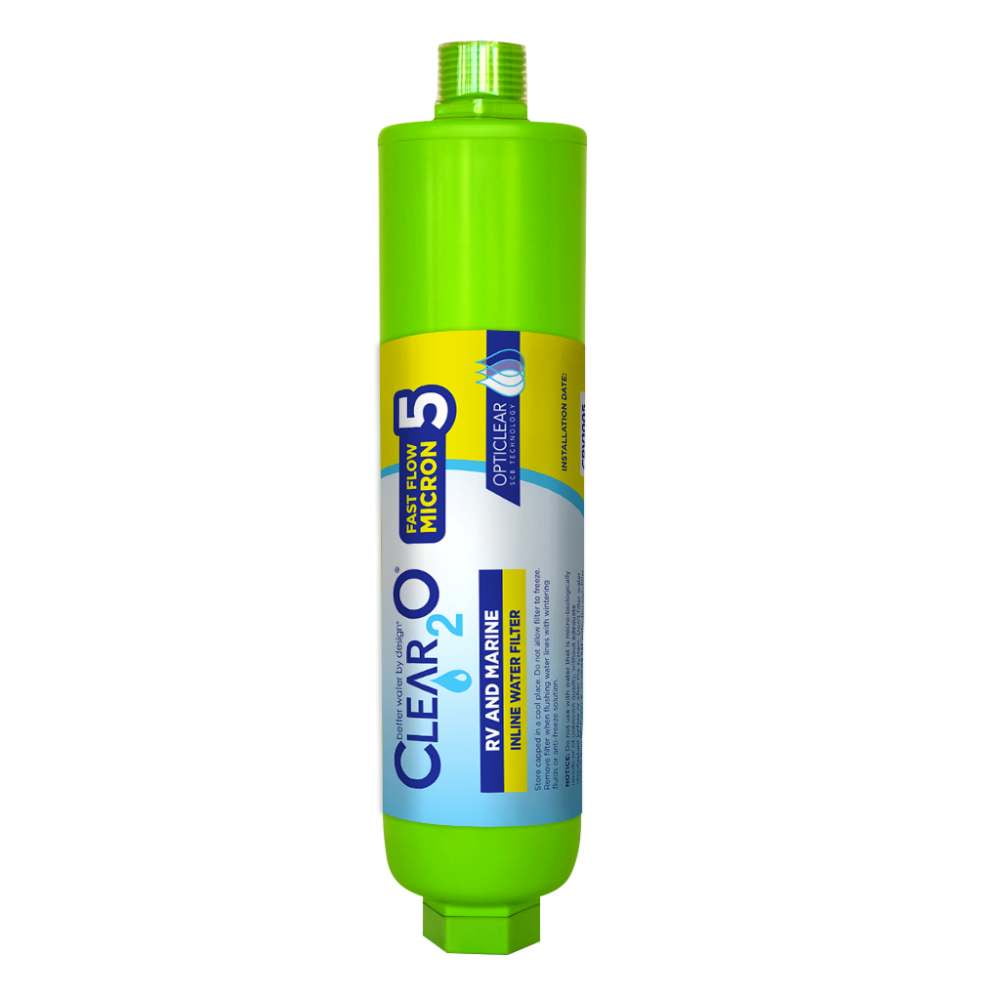 CLEAR2O® RV AND MARINE INLINE WATER FILTER CRV1005 FIVE MICRON