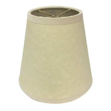 

Royal Designs Inc. Round Parchment Empire Chandelier Basic Shade CS-953-5BG/P Beige 3 x 5 x 4.5