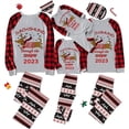 thumbnail image 1 of Pijamas familiares a juego de Navidad, conjunto de pijamas de Dachshund a través de la nieve, Tops de reno, pantalones, 2023, 1 of 4