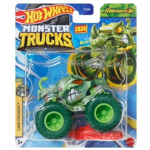 Camión monstruo Hot Wheels Rhinomite a escala 1:64