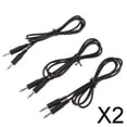 thumbnail image 1 of Cable de audio CUTICAT para auriculares paquete de 3 piezas conector mono macho de 3,5 mm 1 m, 1 of 8