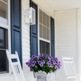 thumbnail image 4 of Bowery 1-Light Outdoor Indoor Wall Sconce, Matte White, Clear Glass Shade, 4 of 7