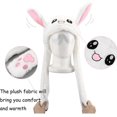 thumbnail image 3 of Rabbit Hat Ear Moving Jumping Hat Funny Bunny Plush Warm Winter Hat, 3 of 4