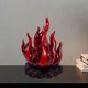 thumbnail image 1 of Lámpara LED de imitación de fuego con estatua de llama, centro de mesa, adorno de mesa, luz ambiental de llama para porche, gabinete, sala de estar,, 1 of 8