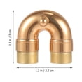 thumbnail image 4 of 1pc Professional Trumpet Bending Neck Trumpet Accessory Musical Instrument Accessory (Golden), 4 of 4