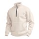 thumbnail image 1 of Blusa y camisa de manga larga con cuello alto para hombre, color liso, Return To The Ancients, bolsillos, cremallera, cuello alto, sudadera con capucha para hombre, blusa de poliéster, 1 of 8