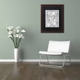 thumbnail image 3 of Trademark Fine Art "Zendoodles 16" Canvas Art by KCDoodleArt Black Matte, Wood Frame, 3 of 4