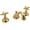 Unlacquered Brass, variant on Rohl A1408xm-2 Viaggio 1.2 GPM Widespread Bathroom Faucet - Brass