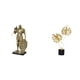 thumbnail image 1 of Estatua de caballero, figura decorativa de escritorio, escultura, arte coleccionable, estatua de hoja, artesanía de resina, ideal para el hogar y la o, 1 of 8