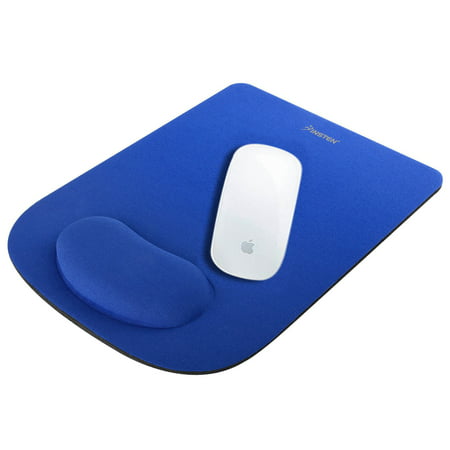 Insten Mouse Pad with Wrist Rest Support, Blue Wrist Pad For Mouse Wrist Rest MousePad