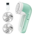 thumbnail image 2 of Recortadora Bolas Pelo Máquina Afeitar Recargable Por USB Removedor Bolas Afeitar para Ropa Y Pantalones Afeitadora Portátil para Suéteres (verde Menta Recargable + 2 Cabezales + Cepillo), 2 of 9