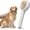 White, variant on WAAYEE 3-in-1 Cat Steam Brush, Self-Cleaning Pet Brush for Long & Short Hair Dogs & Cats, Grooming Tool Removes Tangled Loose Fur, Type-C (Green)