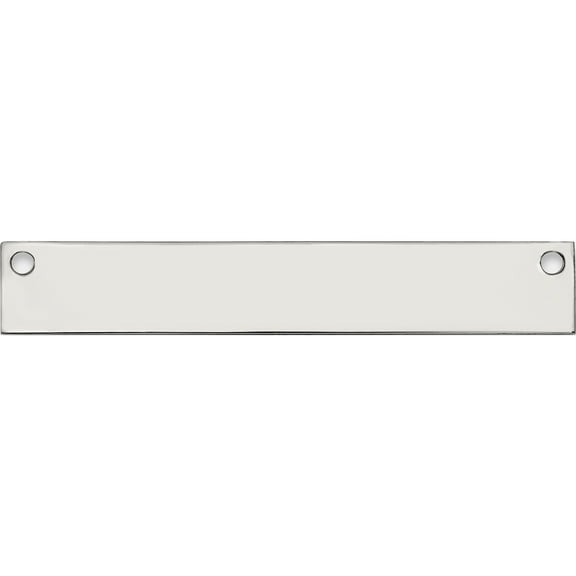 Sterling Silver Medium Blank Bar (Width 39) (Length 6) - Jbsp