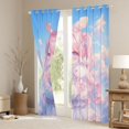 thumbnail image 3 of jejeloiu 3D Anime Girl Curtains Pack of 2 (42x84 Each),Cute Rabbit Gifts Curtains Blackout For Princess Kids, 3 of 6