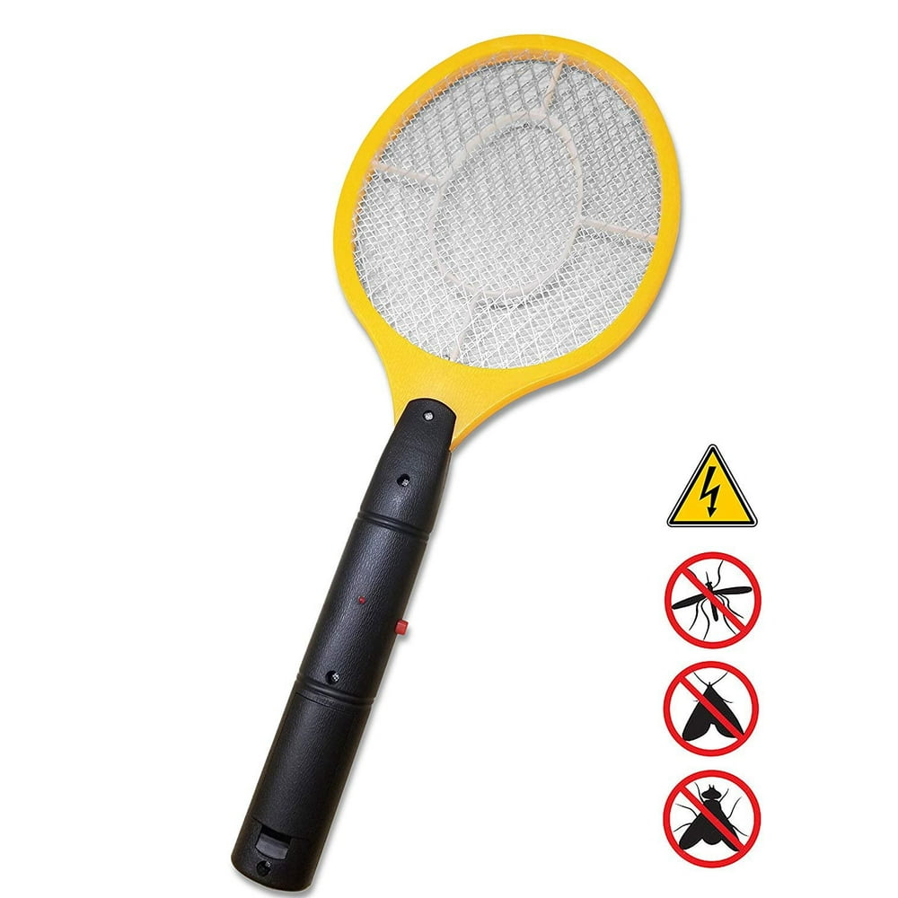 Bug Zapper Hand Held Racket Works Quick! Electronic Bug Zapper Fly