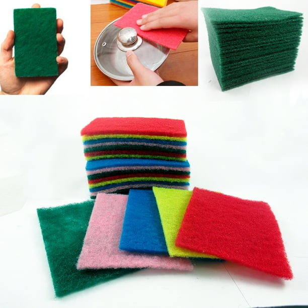 30 Ct Scouring Pads Medium Duty Home Kitchen Scour Scrub Cleanning Pad