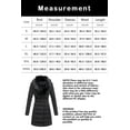 thumbnail image 6 of Giolshon Leather Puffer Jacket, Winter Coats for Women Bubble Padded Long Coat with Detachable Faux Fur Collar, 6 of 6