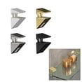thumbnail image 4 of MYG Zinc Alloy Adjustable Glass Shelf Support Bracket for Home Organization, 4 of 6