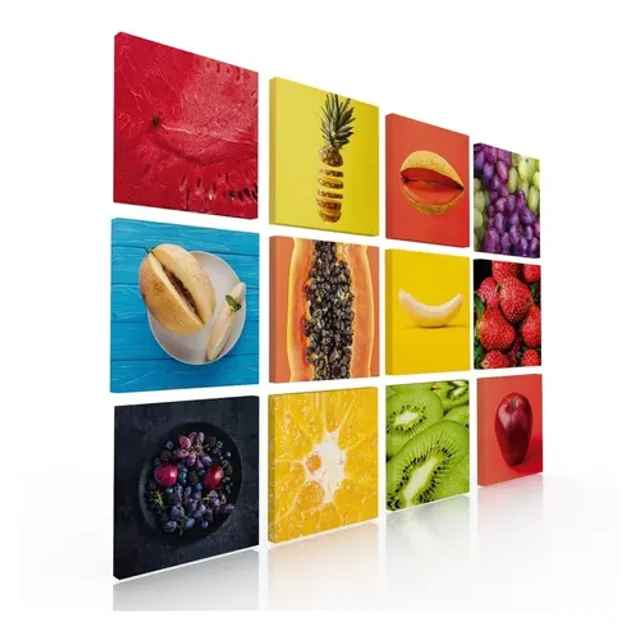 Set De 12 Cuadros Decorativos, Frutas Frescas
