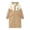 Khaki, variant on UACY Kids Rain Poncho with Hood Reusable Rain Jacket Lightweight & Durable Raincoats for Boys and Girls for Travel Outdoor (Purple, 12-14 Years)