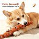 thumbnail image 3 of Juguete Realista para Perros con Forma de Salchicha: Juguete Interactivo con Sonido para Masticar, Ideal para La Dentición de Cachorros y para Disfrutar de Diversión Duradera En Interiores o Exterior, 3 of 6