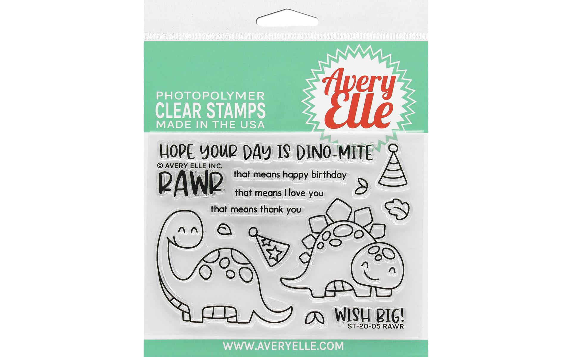 Avery Elle "LAVA YOU" Clear Stamps Only OR Clear Stamp and Die Bundle 