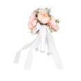 thumbnail image 3 of Ramo artificial reutilizable romántico elegante con diseño de simulación de flores para fiestas de bodas en casa champán, 3 of 8