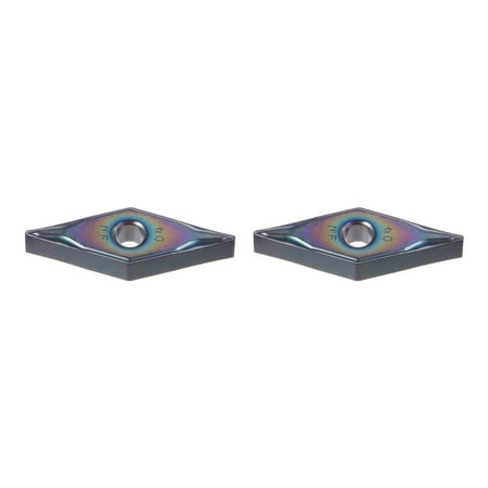 

Uxcell Carbide Turning Inserts VNMG160404-FM CNC Lathe Indexable for MVUN Series Holder 2Packs