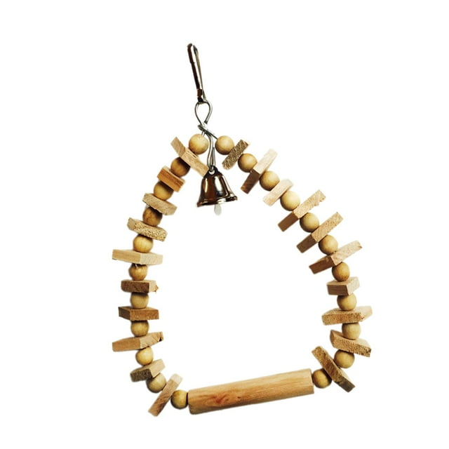 Juguete de madera para masticar loros, bloques de madera, juguetes para rasgar, soporte de percha para gallinas, guacamayos, gallinas ponedoras,