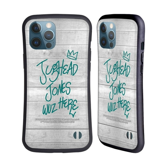 Head Case Designs Officially Licensed Riverdale Jughead Jones Jughead Wuz Here Wood Hybrid Case Compatible with Apple iPhone 12 Pro Max