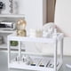 thumbnail image 3 of Advancent Organizar la cocina, práctico y elegante, estante debajo del fregadero, gabinete de almacenamiento para fregadero, trucos de cocina Almacenamiento y organización del hogar Blanco 3 capas, 3 of 6