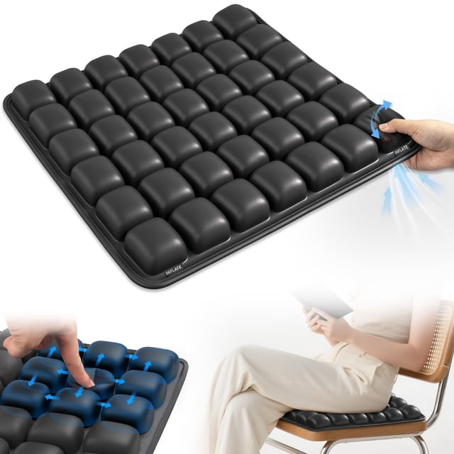 Cojín inflable para asiento SGJHUI portátil antideslizante