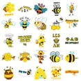 thumbnail image 3 of (50 pcs) Bee Stickers Honey Bee Waterproof Vinyl Stickers for Laptop Water Bottle Phone Case Scrapbooking Party Bag Fillers, 3 of 8