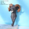 thumbnail image 3 of Vintage animal model decorative hooks sub home door wall hangings three-dimensional wall decorations resin crafts - plate sheep models, 3 of 7
