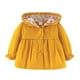 thumbnail image 1 of Gibobby Chamarra de manga larga para bebéNiño Casual Primavera Otoño Chaquetas Con Capucha Chaqueta Cortavientos Outwear Abrigo Bebé Niñas(Amarillo, 6-9 Meses), 1 of 3