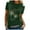 Green, variant on Aayomet Womens T Shirts Women's V Neck T Shirts Rolled Short Sleeve Side Split Summer Tops Dressy Casual,Orange XXL