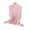 Fairy Tale Pink, variant on Women’s 100% Pure Wool Knit Base Layer Top, 48-Count, Half-High Collar Long Sleeve Thermal Undershirt for Fall & Winter