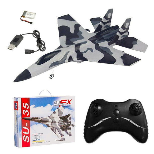 Avión de juguete 2.4G Control remoto Aviones voladores EPP Avión recargable FleinngHoz JD711084160