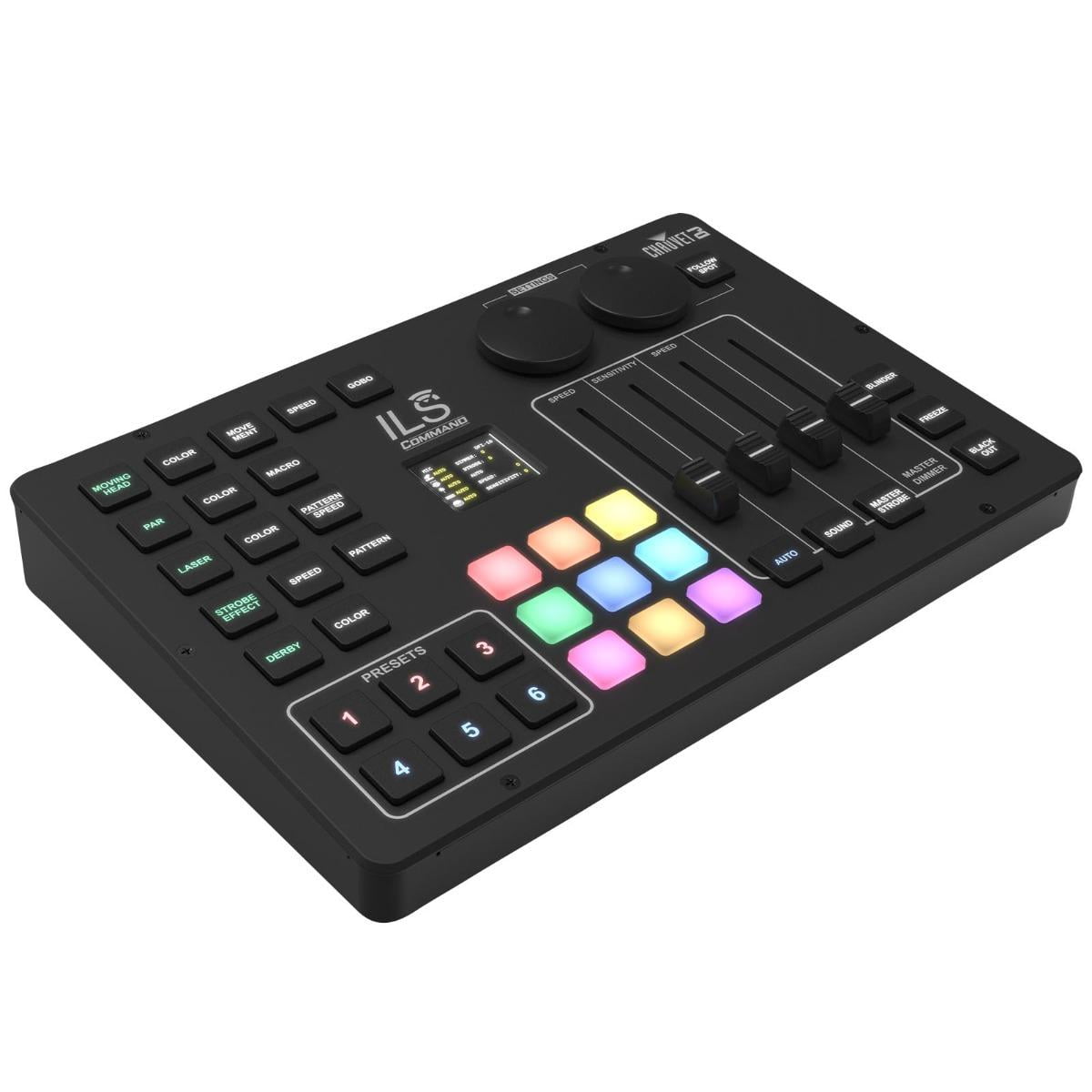 Chauvet DJ ILS Command Lighting Controller for all ILS Fixtures with Multipurpose EVA Case Package