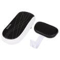 thumbnail image 2 of Labymos Kid Bike Back Cushioned Seat Kit with Bell Foot Rest Handle Grip Children Safety Carrier Set, 2 of 7