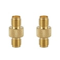 thumbnail image 2 of 6X SMA Female to Female Barrel Adapter RF Coax Connector Straight,Gold, 2 of 8