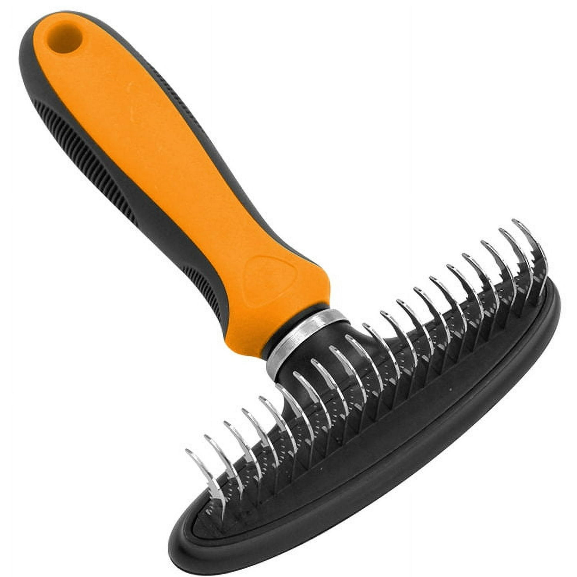 Pet Life ® Flex Series Undercoat Dematter Grooming Pet Rake