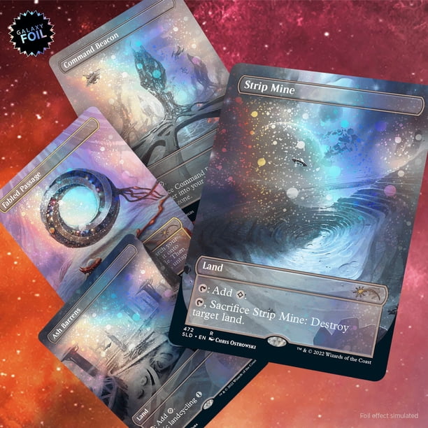 マジック：ザ・ギャザリング MTG secret lair totally spaced out Foil Spaced Out Galaxy Foil | Card binders for game stores - Walmart
